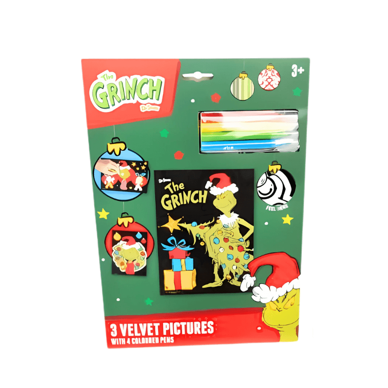 The Grinch Velvet Art Set