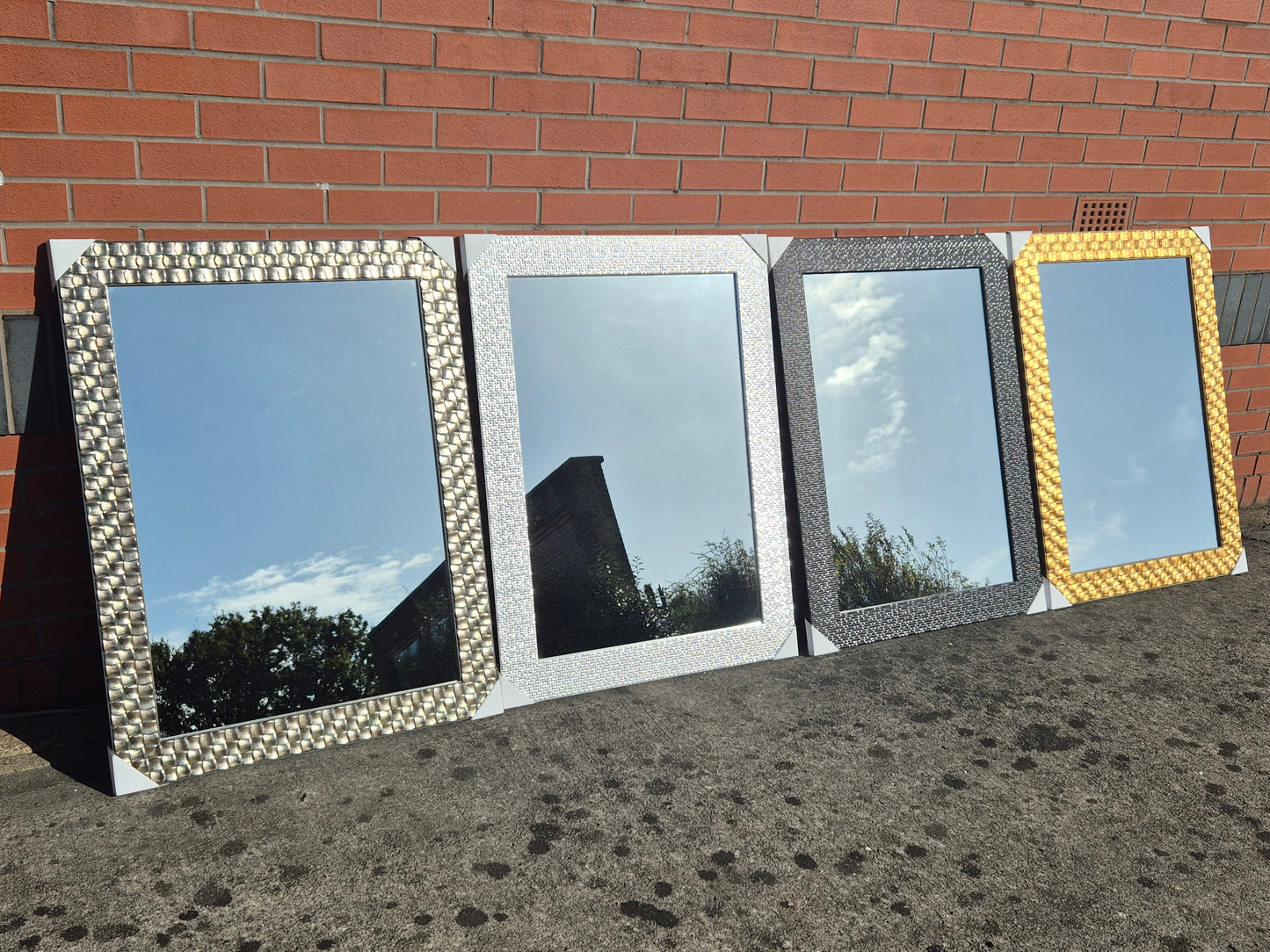 Solid High Quality Mirrors Various Colours by Casa Furniture 98x73x2.4cm