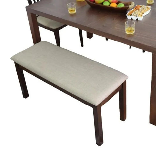 The 'Baltimore' Magnolia Solid Wood Bench