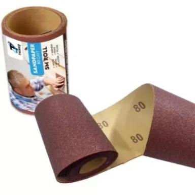 Sandpaper Roll - 5 Metre x 115mm, Hand Or Power Sand