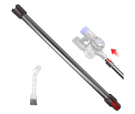 Quick Release Extension Wand Compatible for Dyson V7
V8 V10 V11 V15 Stick Vacuum Cleaner, Vacuums
Attachment Replacement Extension Tube 73cm (Silver
Grey)