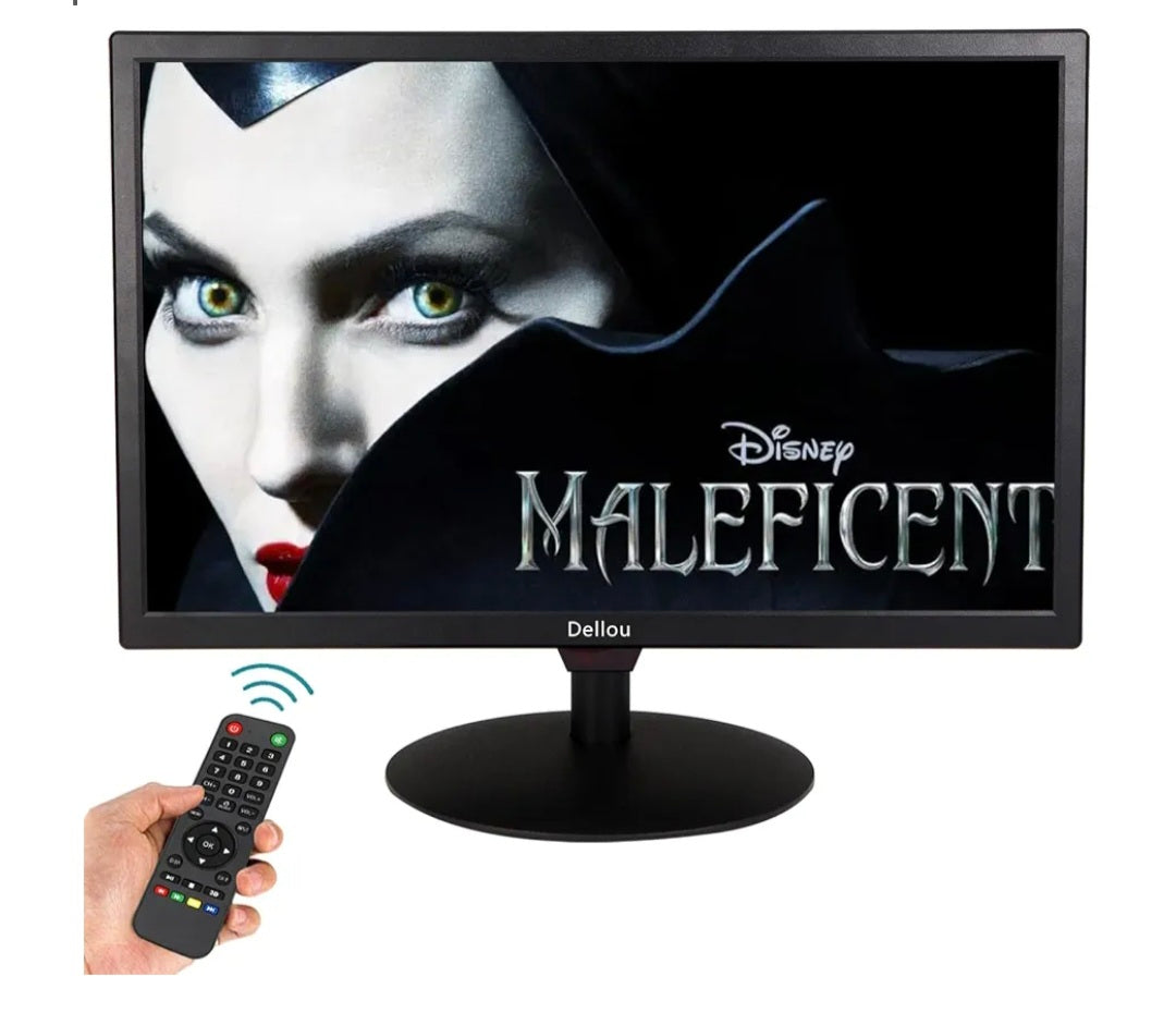 22 Inch TV LCD Display Video MultiFunction interface PC HDMI AV BNC VGA USB Input 1920x1080 Full HD Computer Monitor Built-in Speakers