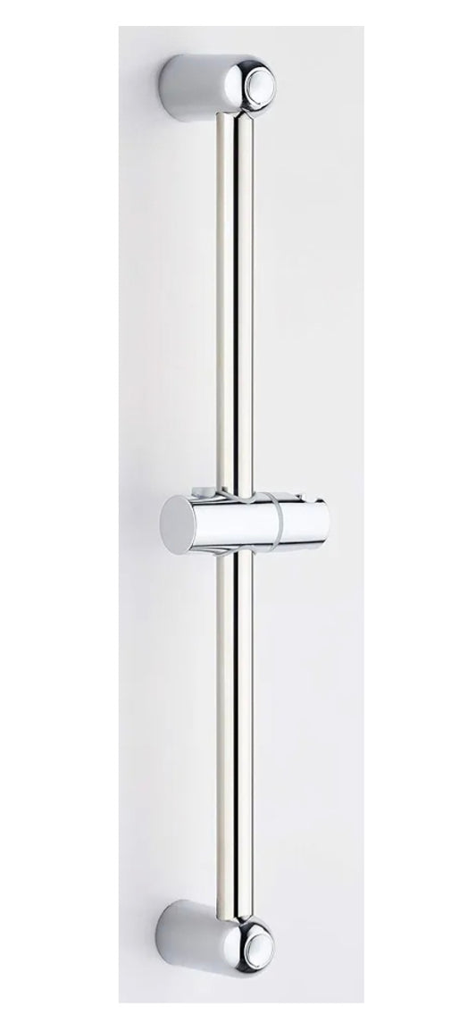 Shower Slider Riser Rail Chrome Shower Adjustable Head Holder Stainless Rail