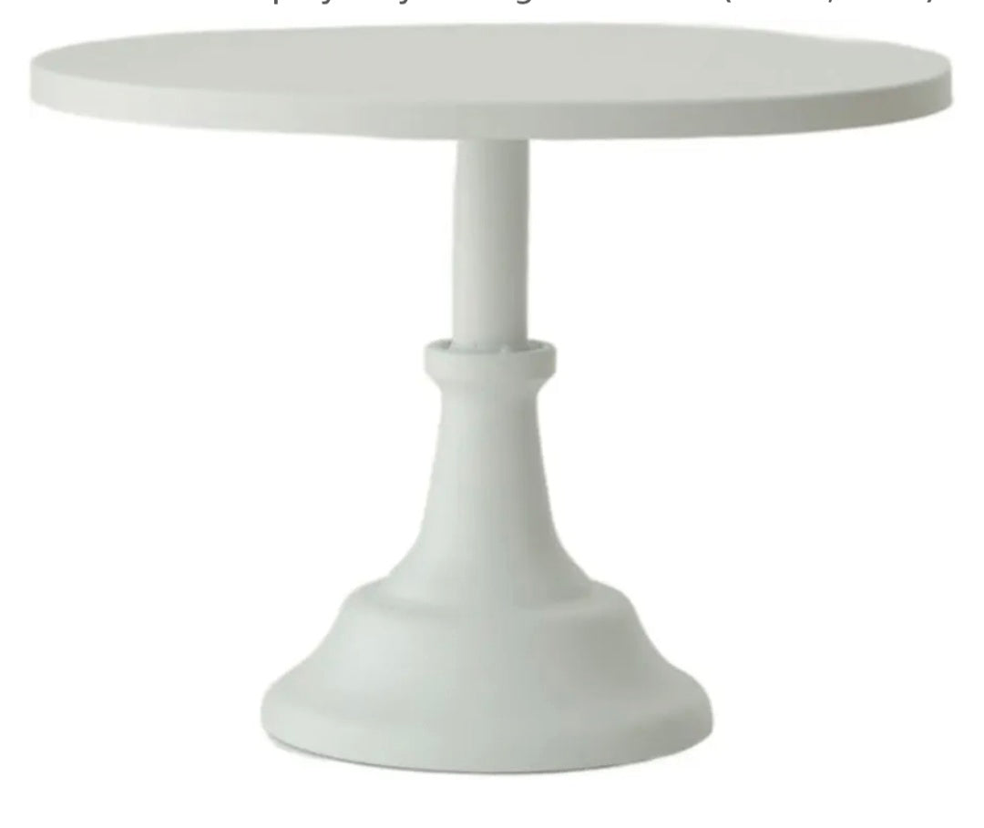 cake stand 23cm Minimalist and Fashionable High Legged Dessert Display Cake Rack Dim Sum Bread Display Tray baking accessories(White)