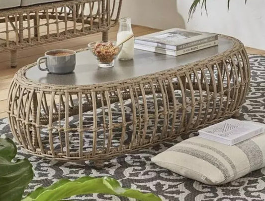Very Home Napoli Coffee Table Decor Wicker