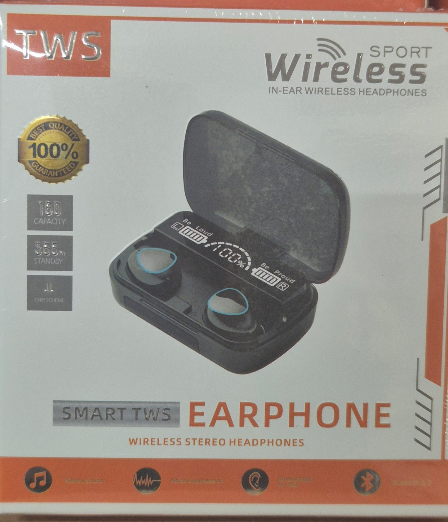 Wireless Earbuds LED charging case