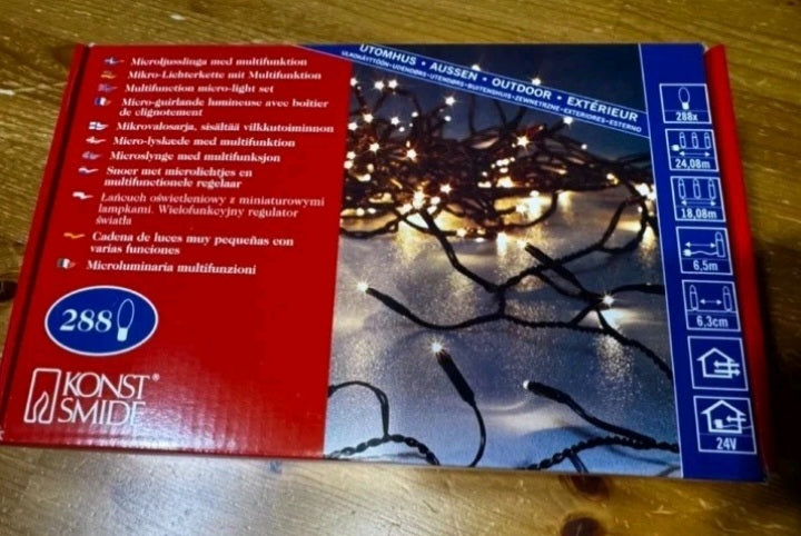 Konstsmide 288 LED Multi Colour Outdoor & Indoor Christmas Lights