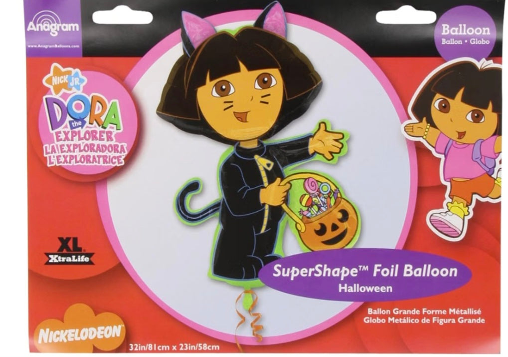 Dora the Explorer Supershape Foil Halloween Balloon 81x58cm