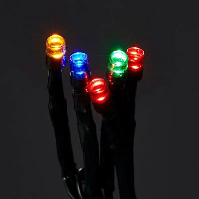 300 Multicolour Cluster LED String lights With timer function & 16.18m Green cable