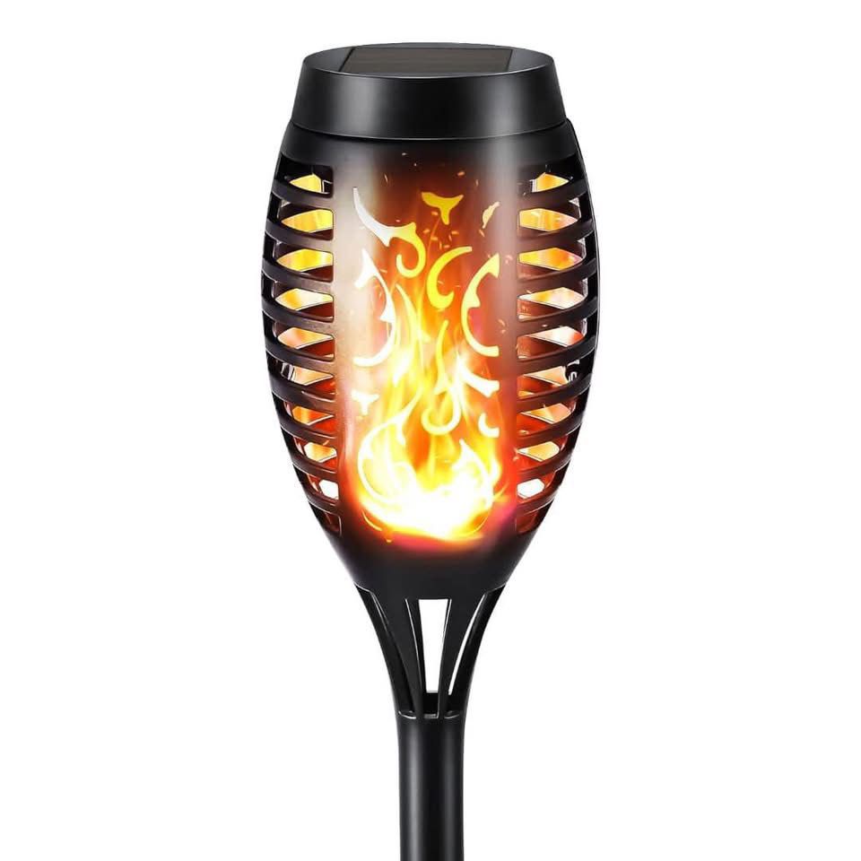 Geemoo Solar Torch Lights Dancing Flame Decorative
Flickering, Waterproof, for Outdoor, Garden, Patio, Pathway, Yard, Driveway, 1 Pack