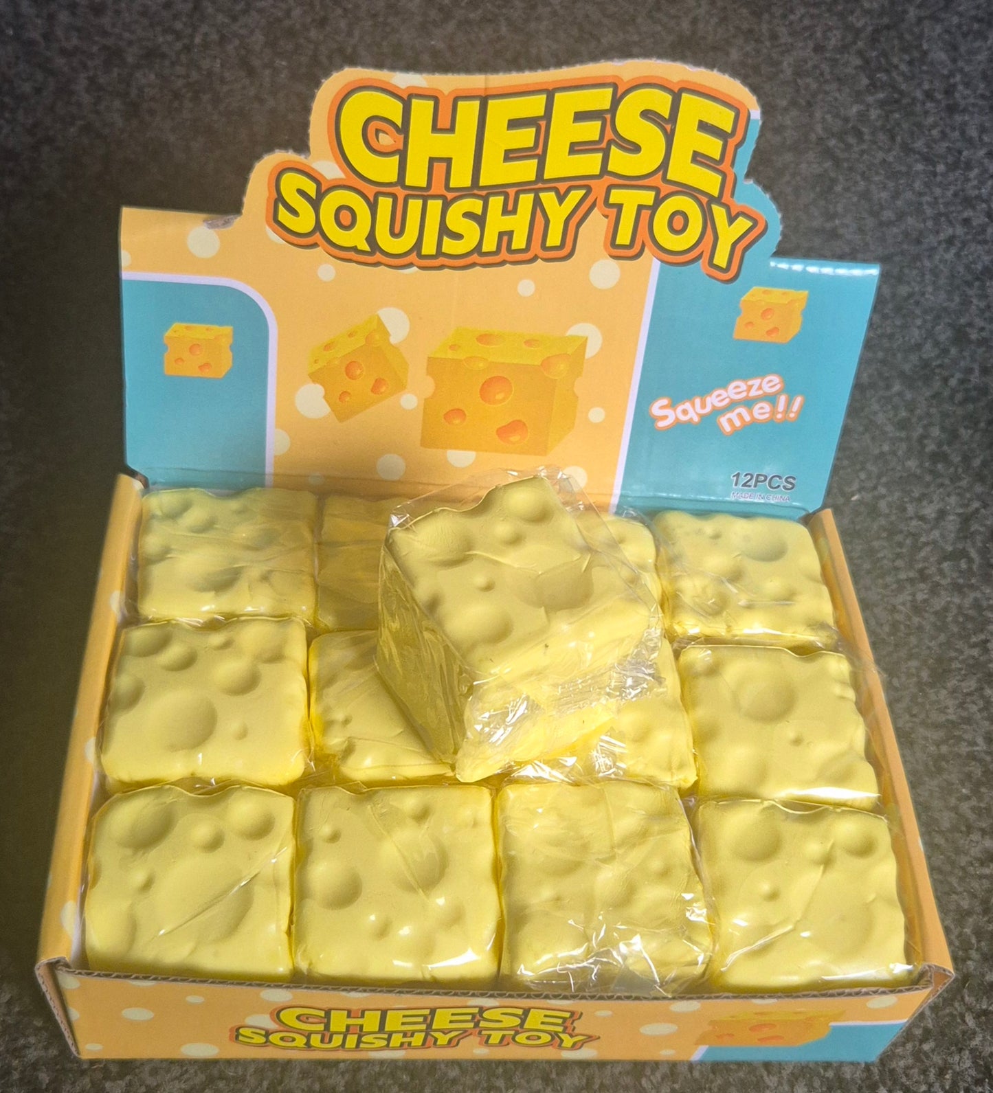 Small Cheese Squishy Square