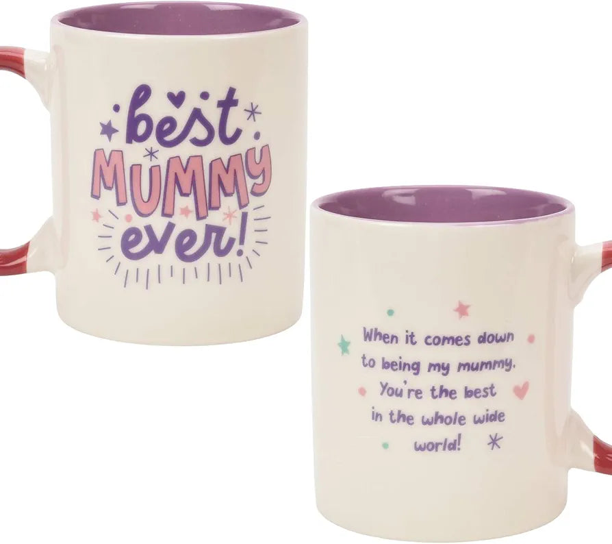 Bright and Cheerful China Mug Mother's Day Gift - Best Mummy Ever