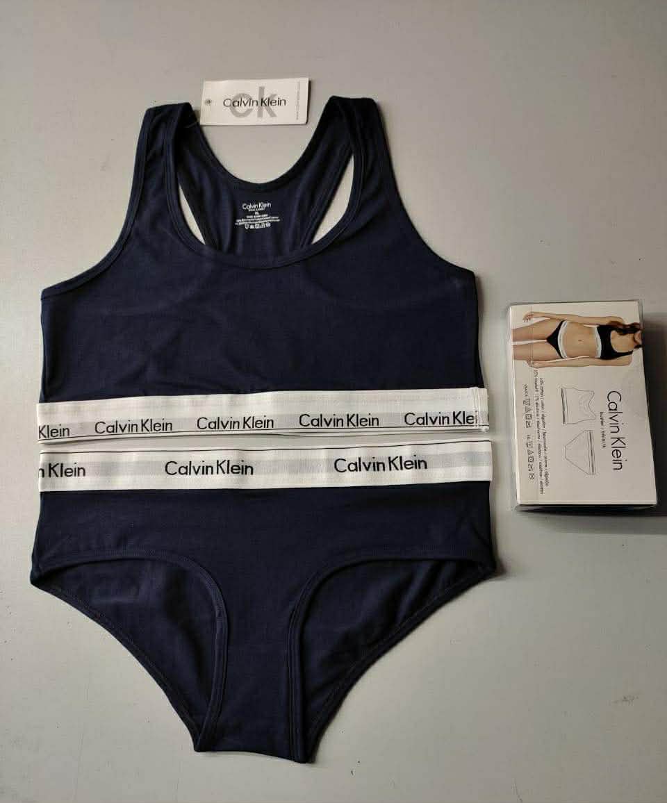 Ladies Calvin Klein 2 Piece Bralette & Knicker Set 3 colours