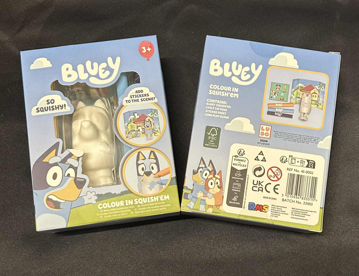 Bluey Colour Your Own Squish'em