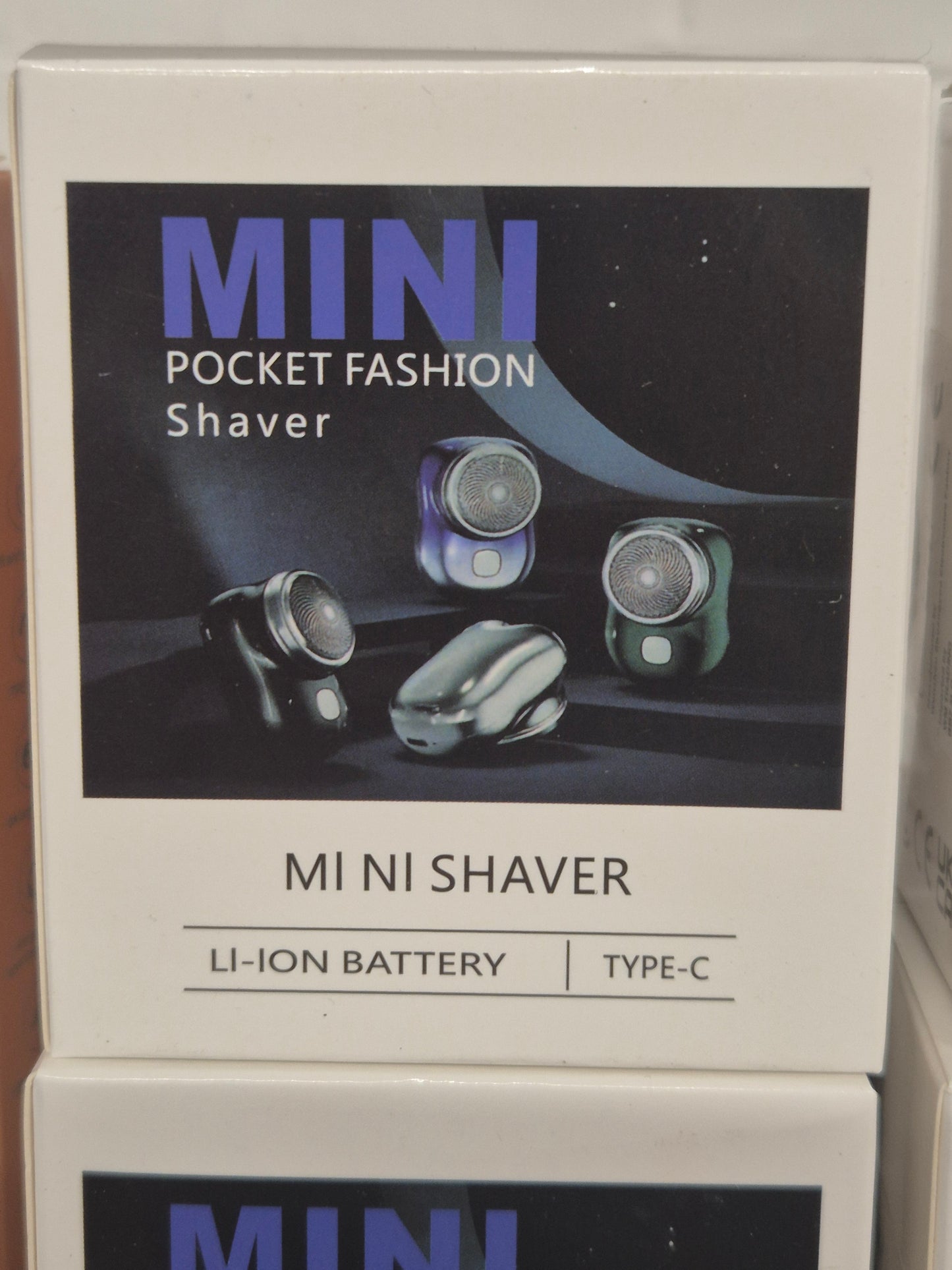 Portable Electric Shaver,Pocket Size,Wet and Dry Razor,USB Rechargeable Shaver Charging Easy One-Button Use Suitable for Travel (Blue)