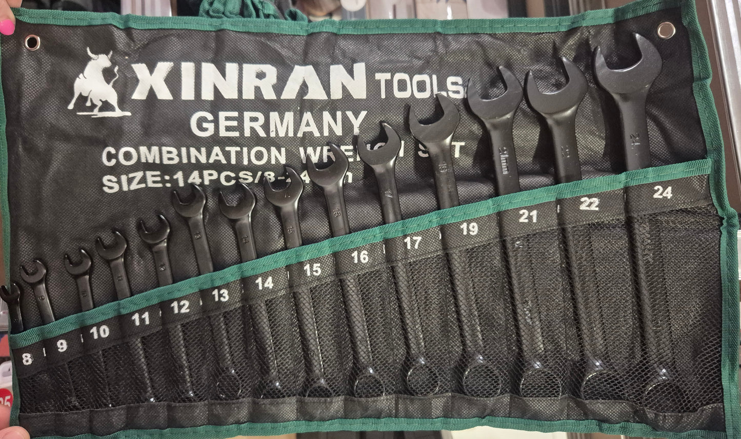 14 Piece Combination Wrench Spanner Set