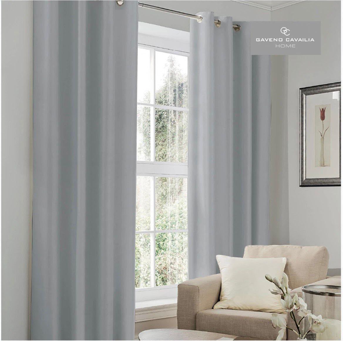 66x54 Blackout Eyelet Curtains 2 Colours