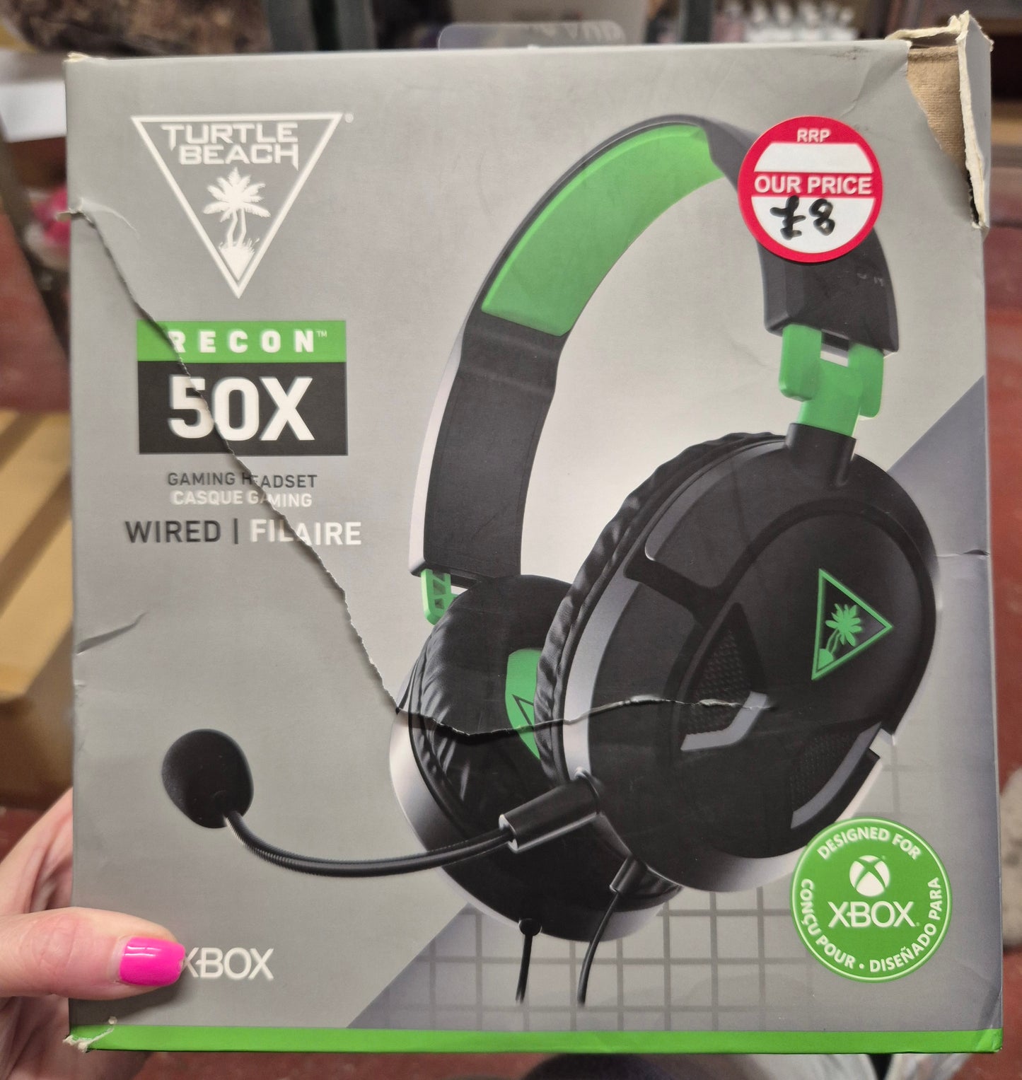Turtle Beach Recon 50 Headset Wired Head-band Gaming Black, Green