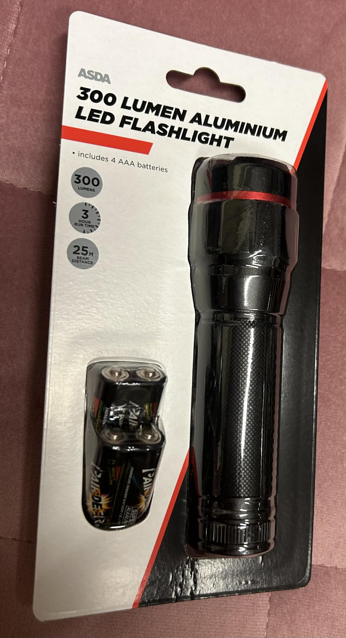 300 Lumen LED Torch Flashlight