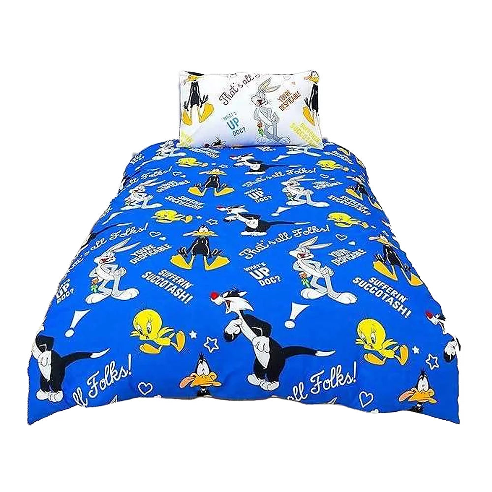 Looney Tunes Single Duvet Set (Reversible)