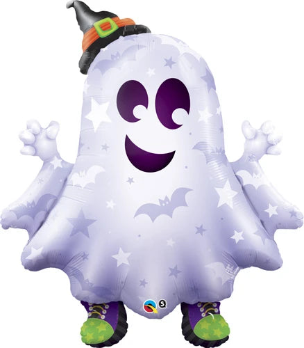 Halloween Ghost Supershape Foil Balloon 36"