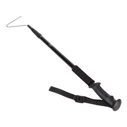 Telescopic Snake Hook Retractable Reptile Grabber 70–140cm Lightweight Handling Tool – Black 70–140cm