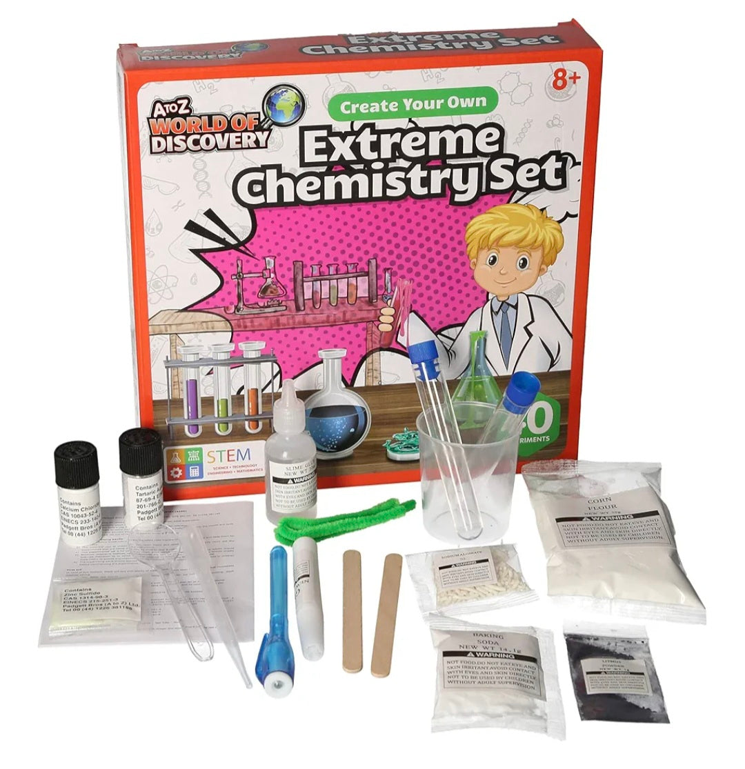 A to Z Create Your Own Extreme Chemistry Set