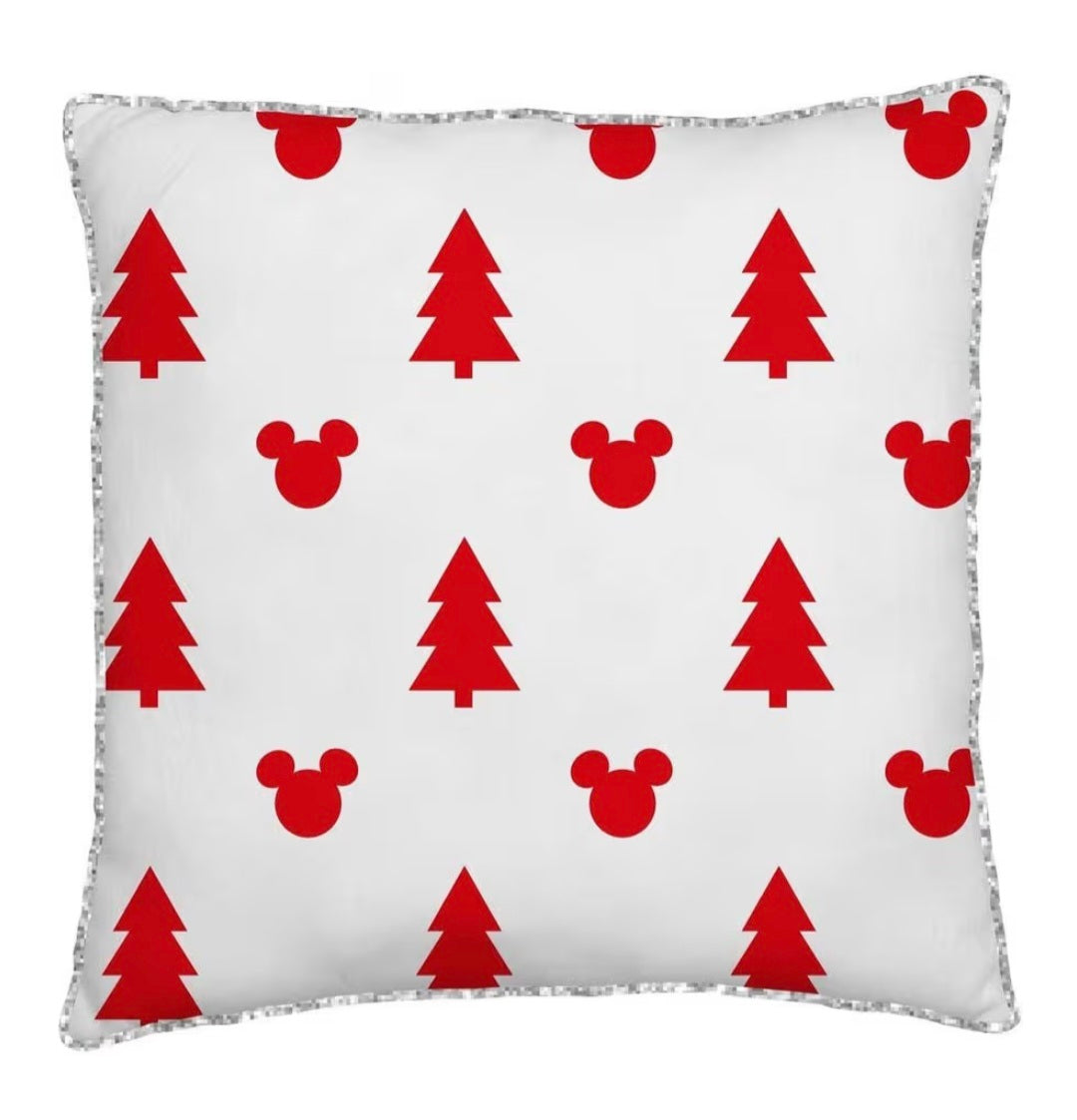 Disney Mickey/Minnie Double Sided Christmas Cushion