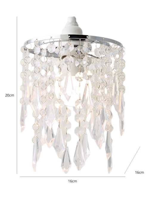 Pendant Shade With Clear Acrylic Droplets