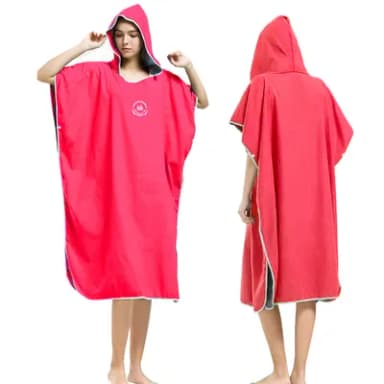 Hiturbo Kids Changing Robe Towel Poncho Bath Robe with Hooded for Beach,Swimming