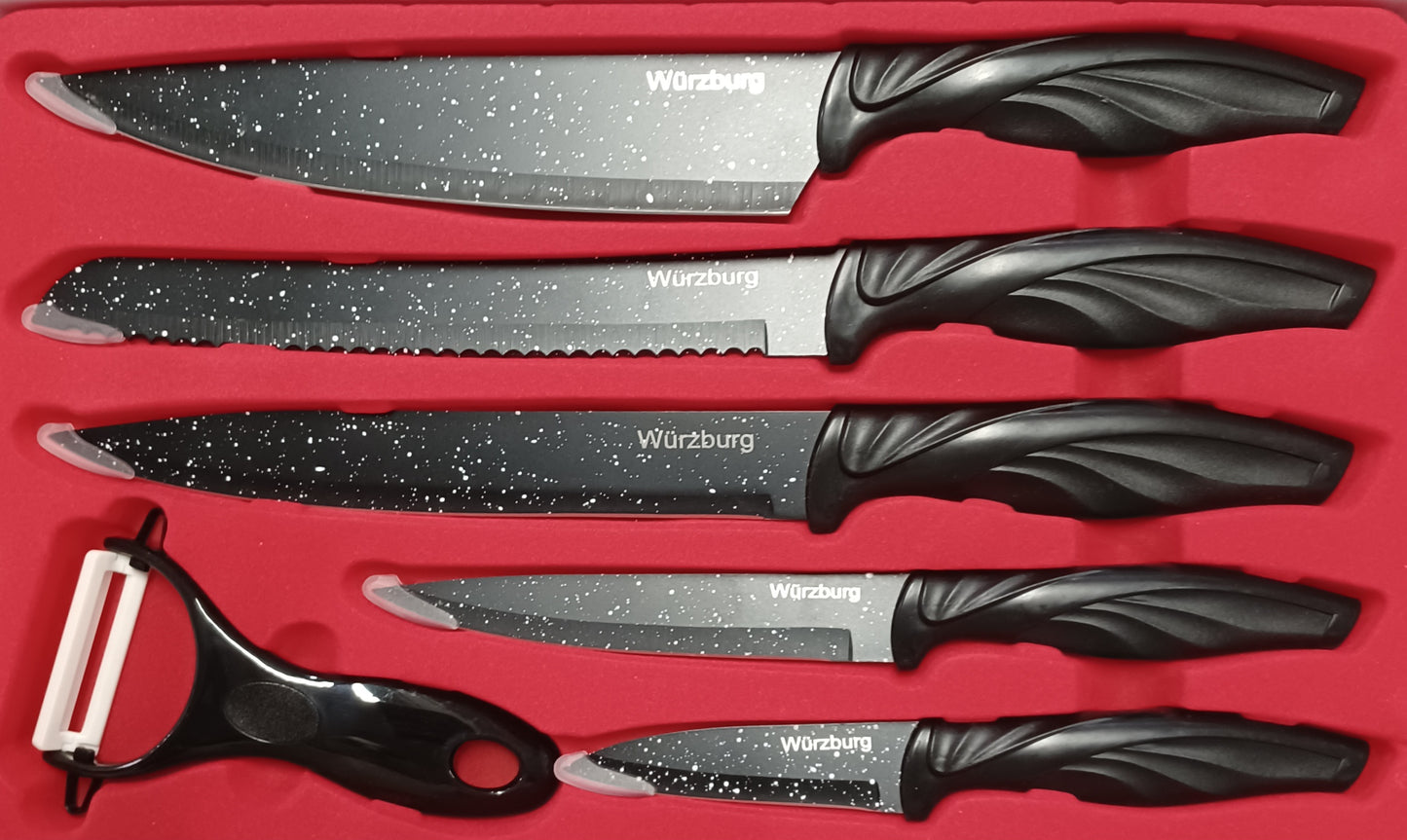 6 Piece Knife Set