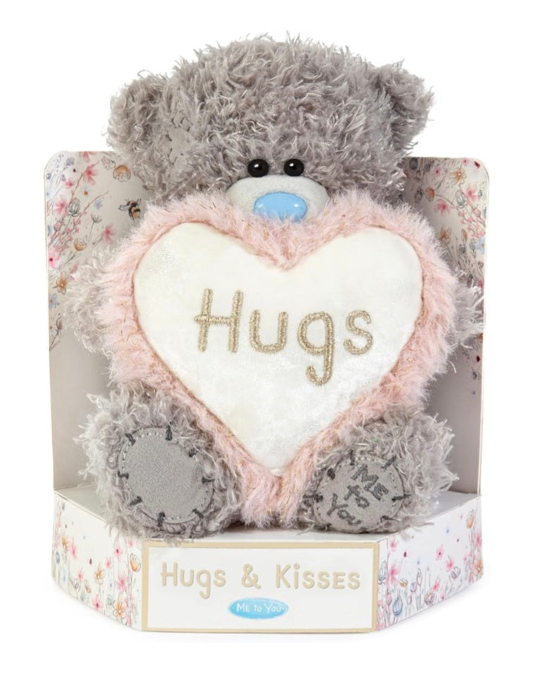 Me To You Tatty Teddy Plush 15cm-High Hugs Bear On Luxury Gift Plinth - Official Collection