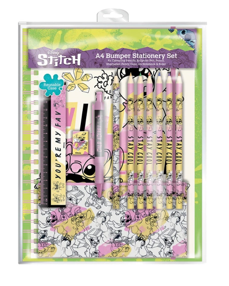 Lilo & Stitch Planetary A5 Bumper Stationery Set