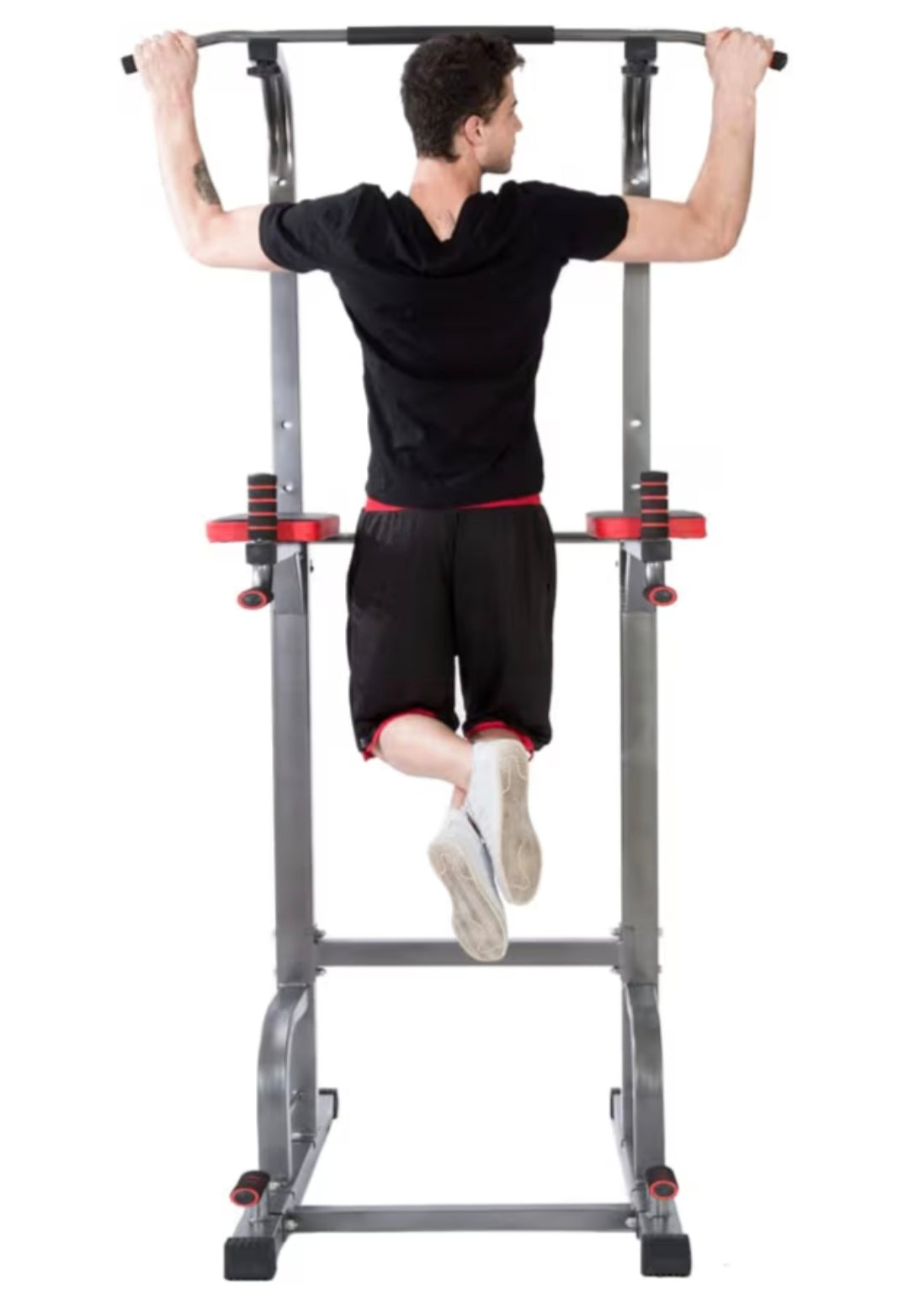 Lx Free Power Tower - Home Gym Adjustable Multi-Function Fitness Equipment Pull Up Bar Stand Workout Station