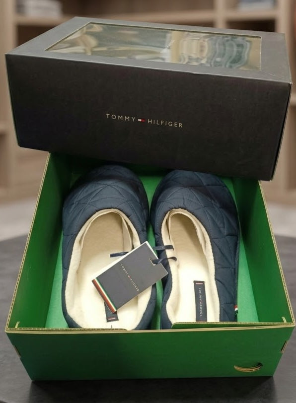 Tommy Hilfiger Mens Slippers In Box - 3 Sizes To Choose From