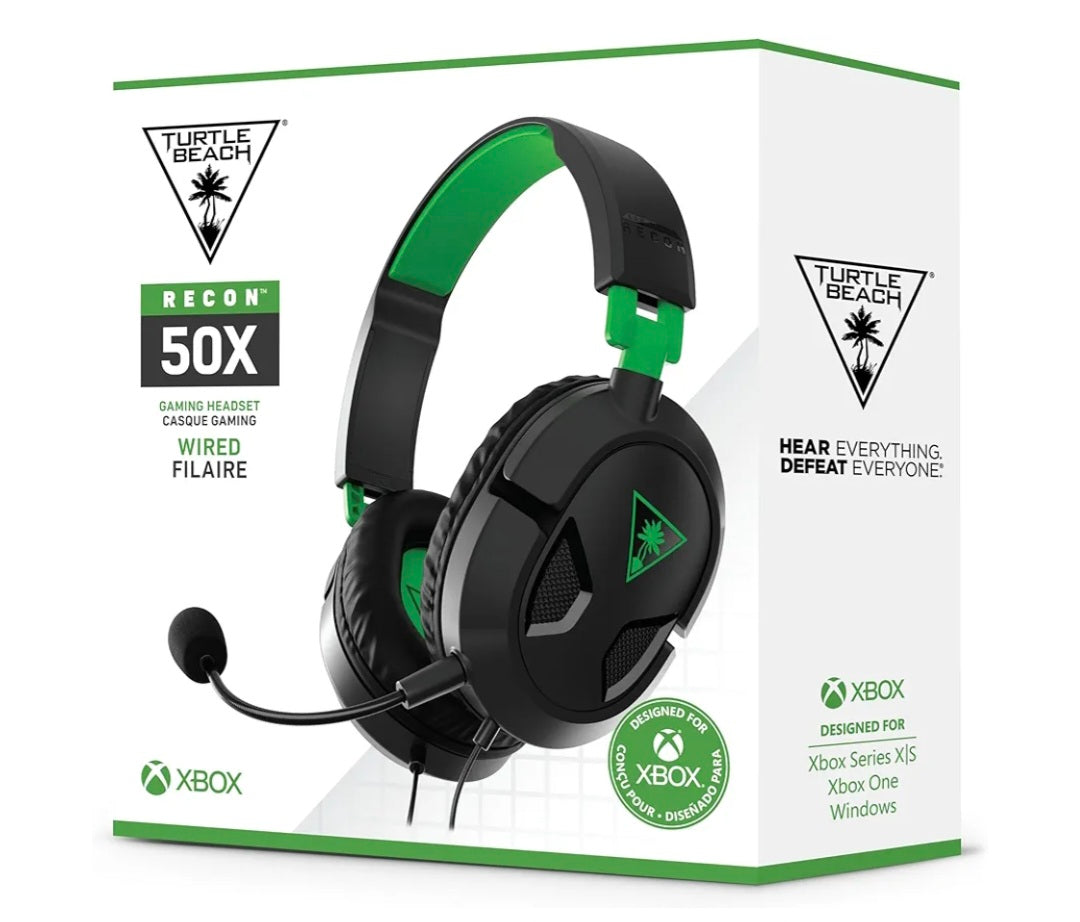 Turtle Beach Recon 50 Headset Wired Head-band Gaming Black, Green