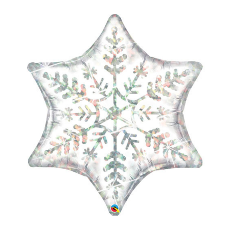 Qualatex Snowflake Christmas Balloon 56cm