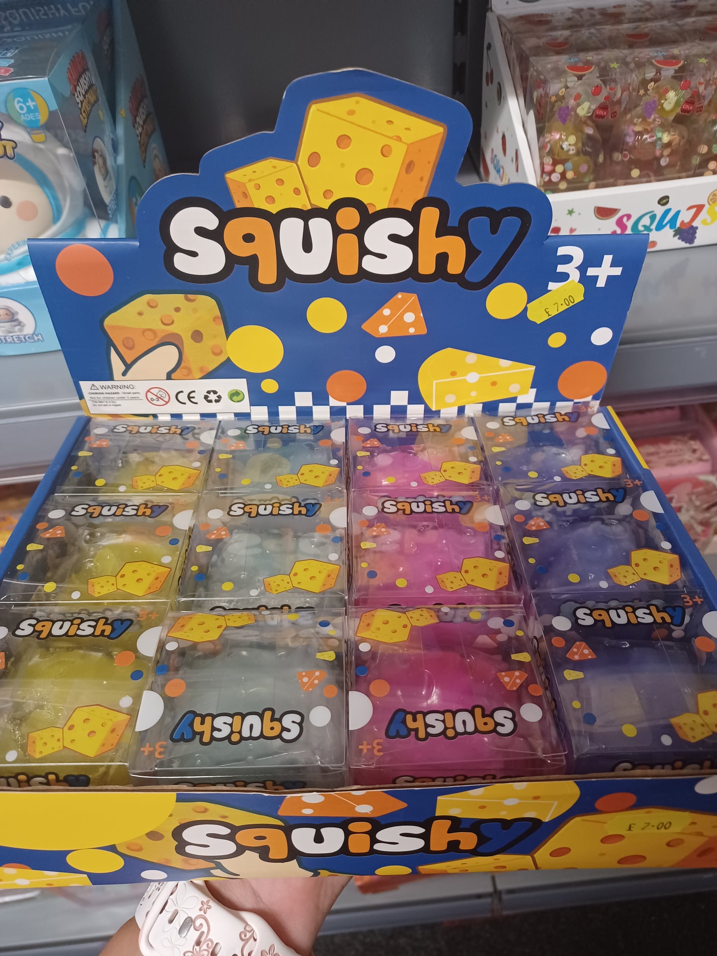 Sugar Filled Cheese Squishy