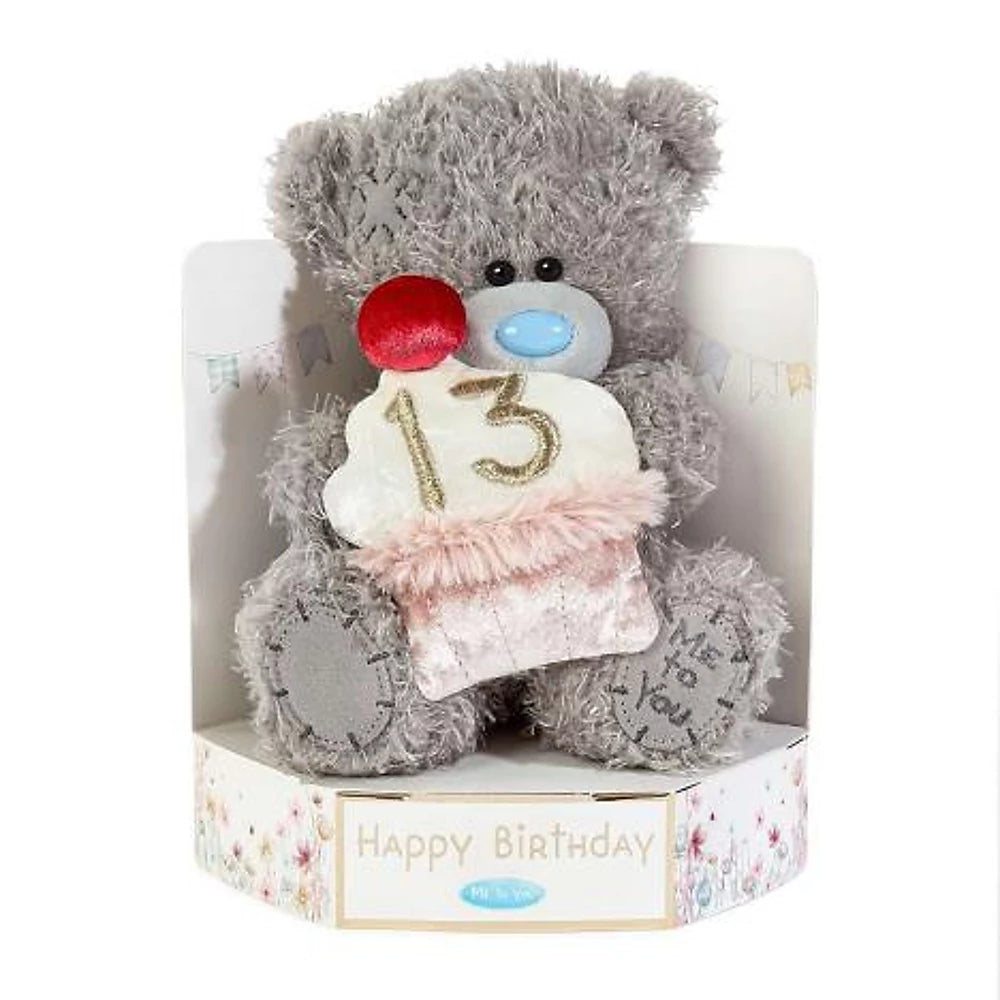 Me To You Tatty Teddy 13th Birthday Plush Cake 15cm High