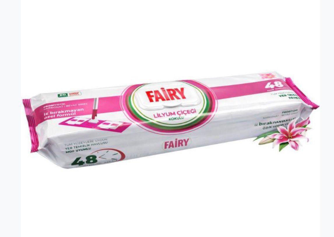 Fairy Power Floor Wipes 50 Pack 4 scents