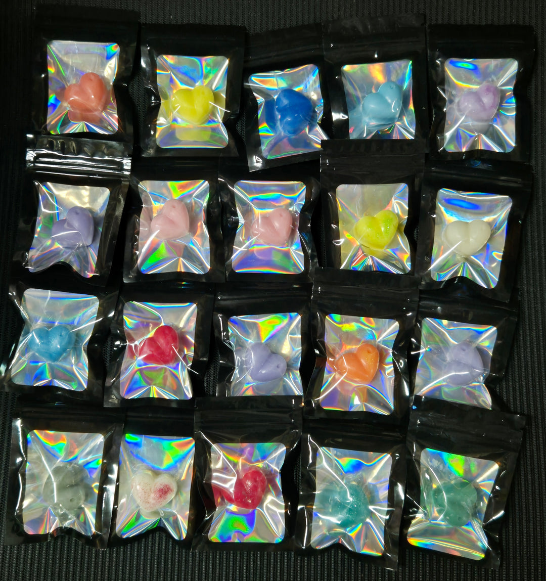 20 x Mini Wax Melt Hearts