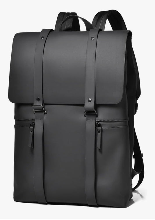 Rucksack Laptop Backpack Men's Travel Bag Black