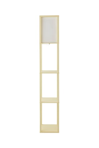 Yellow Struttura Shelf Floor Lamp