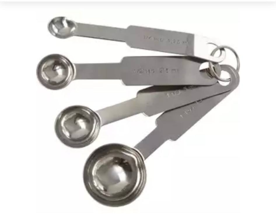 George Home 4-piece Stainless Steel Measuring Spoons