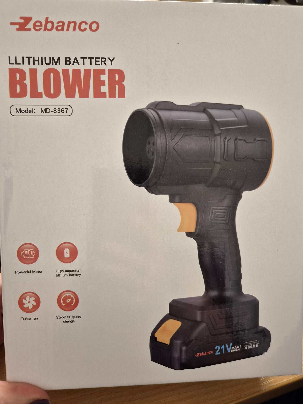 Lithium Battery Blower includes battery & charger