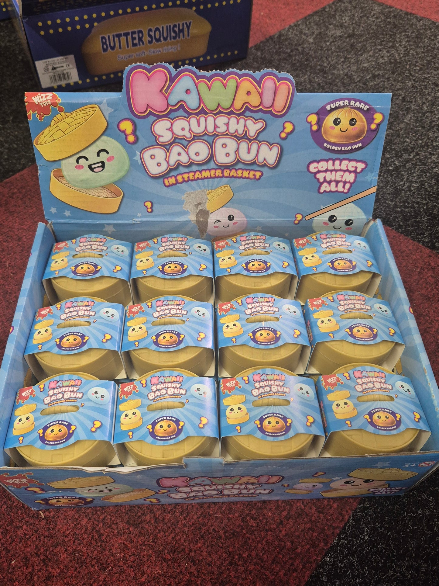 Kawaii Sugar Filled Squishy Bao Bun Dumpling Mystery Rainow or Mystery Golden