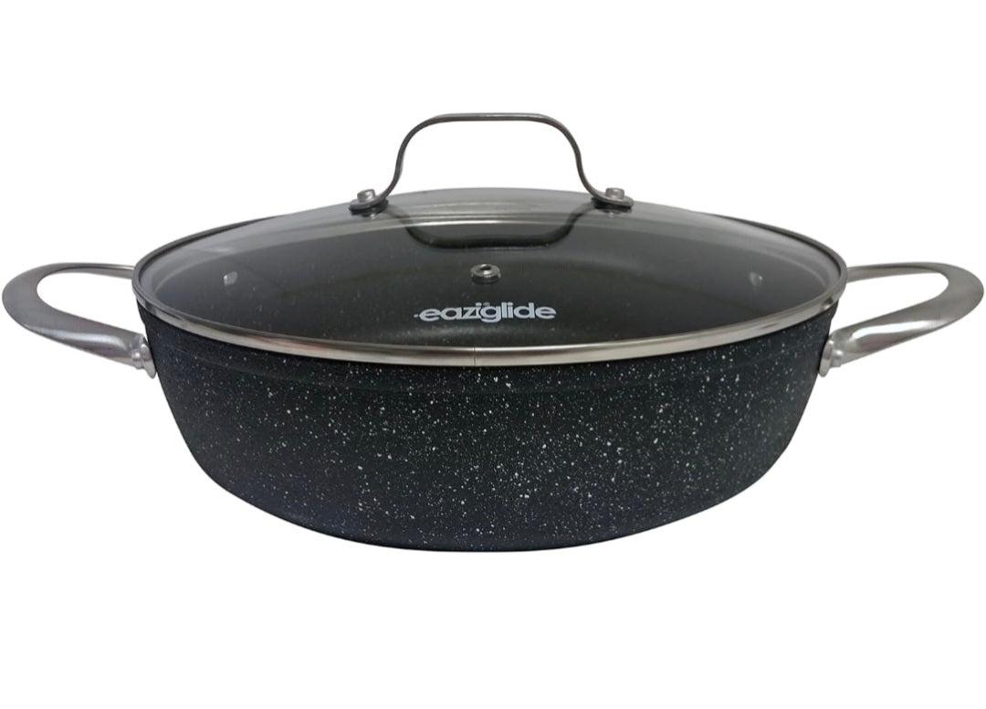 Eaziglide Neverstick2 28cm Shallow Casserole Pan