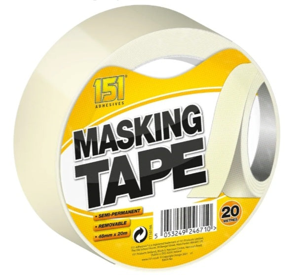 20m x 48mm Masking Tape