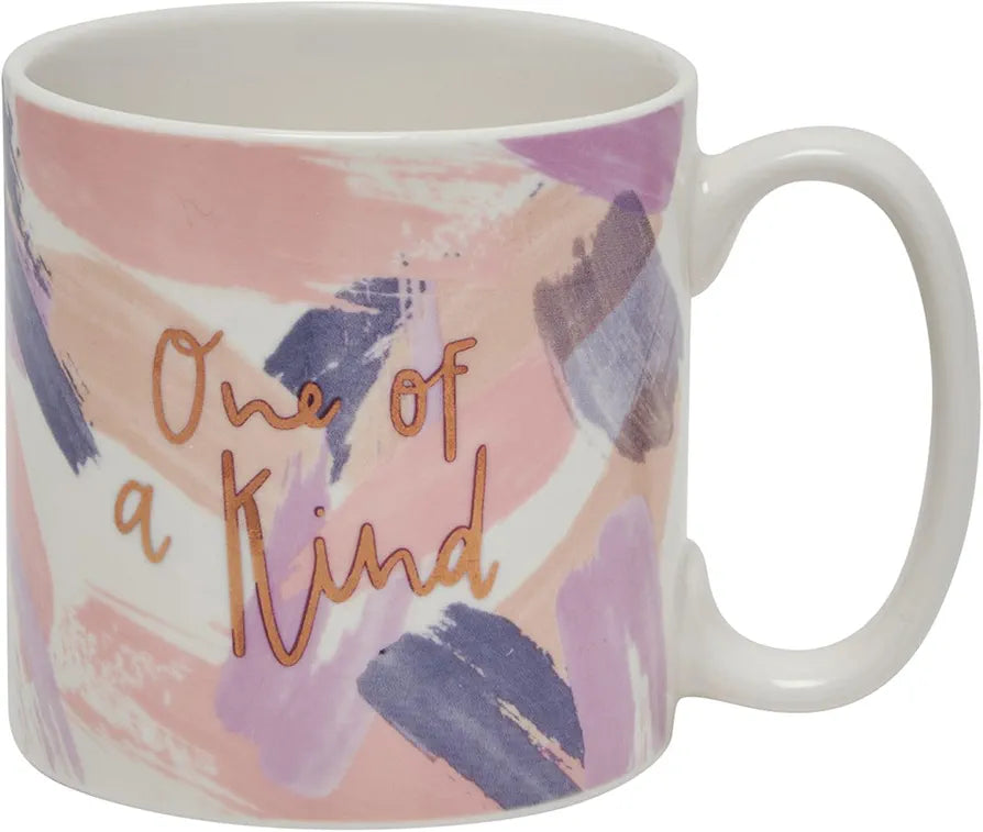 Widdop Hotchpotch Luxe Age 70- Birthday Mug - Ceramic Stoneware Mug - Blush Colour - Approx 350ml -
