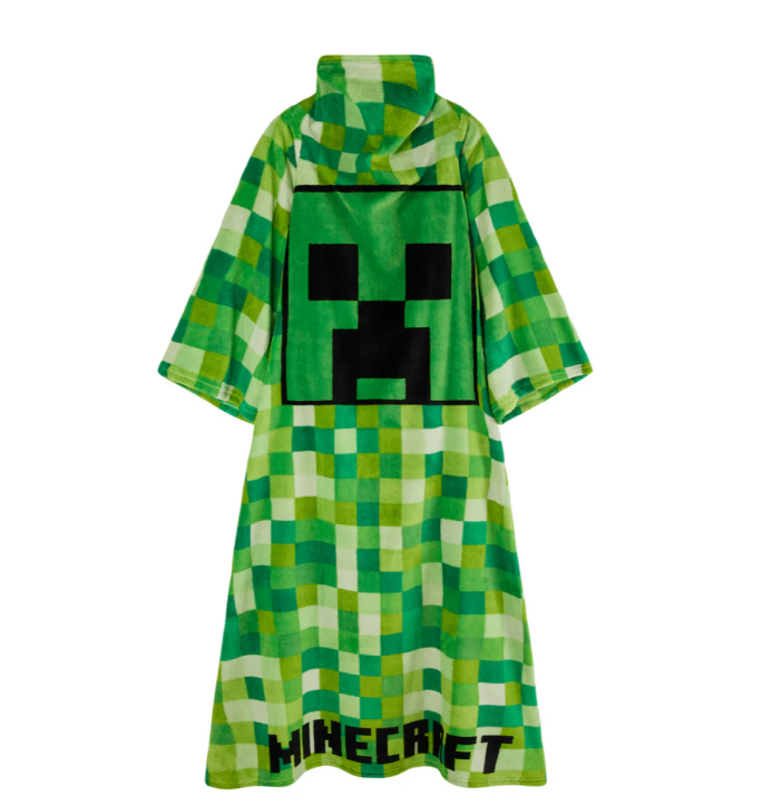 Minecraft TV Fleece Blanket Hoodie
